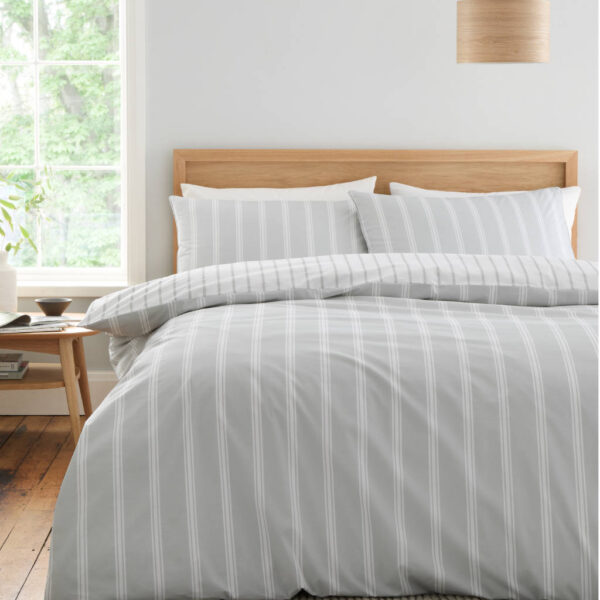 Bianca Ashford Stripe Silver Grey Main Image