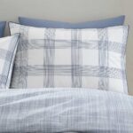 Bianca Marlow Check Blue Pillowcase Image