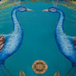 Matthew Williamson Xanadu Peacock Teal Detail Image