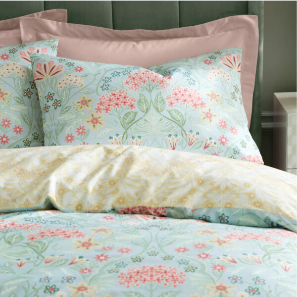 RHS Art Deco Hydrangea Pillowcase Image