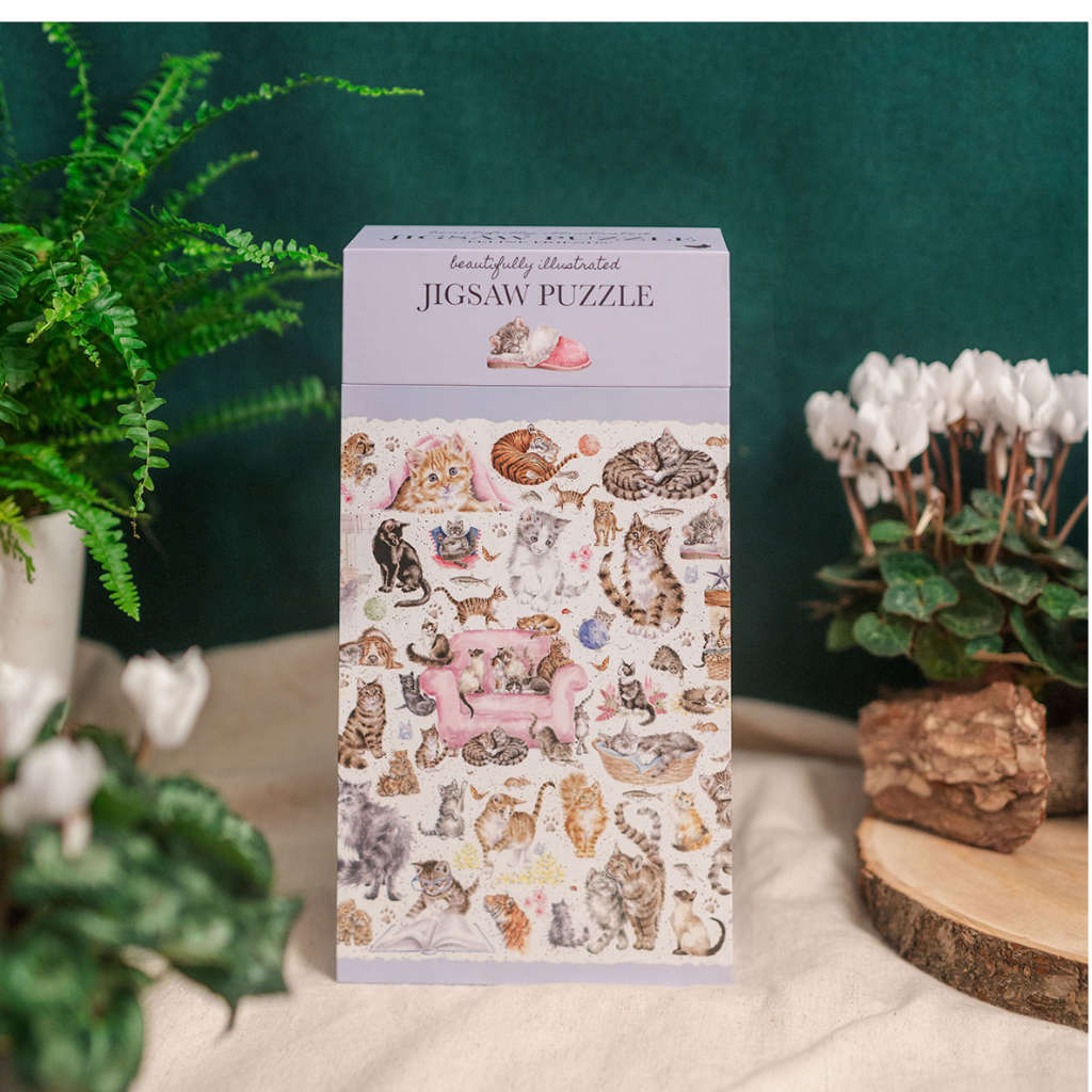 Wrendale Designs Feline Friends Puzzle Box Image