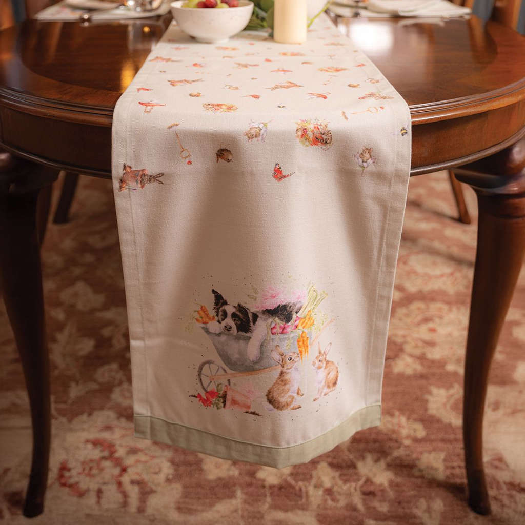 Wrendale Designs Garden Friends Table Runner