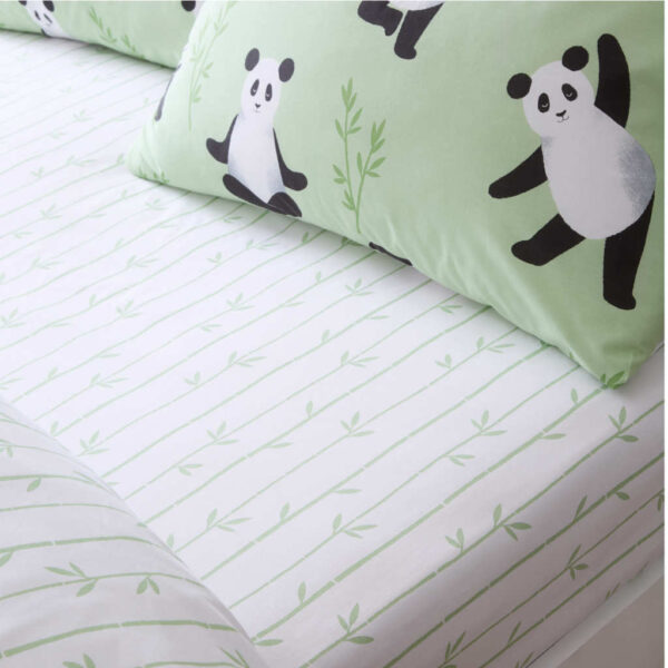 Lansfield Panda Paws Fitted Sheet Image