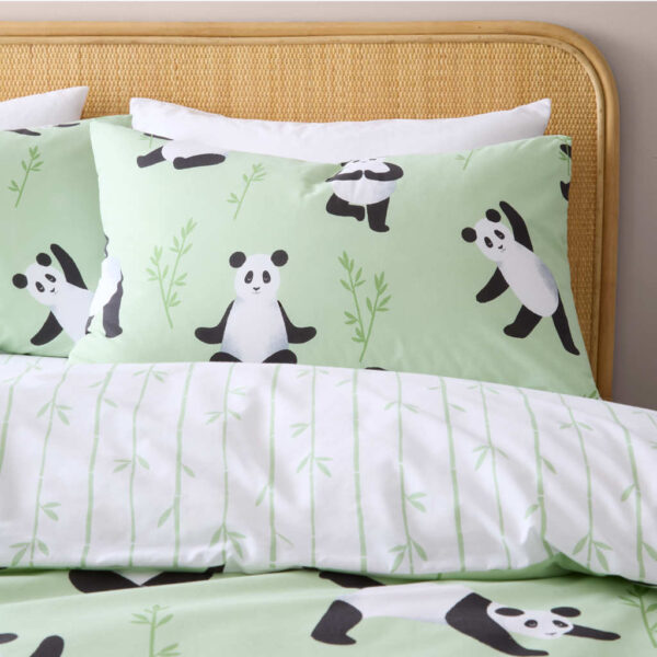 Lansfield Panda Paws Pillowcase Image