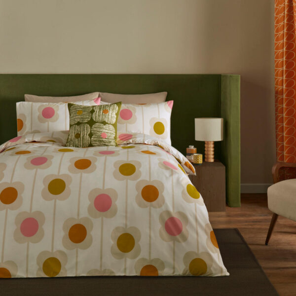 Orla Kiely Abacus Flower Sunrise Duvet Cover Set