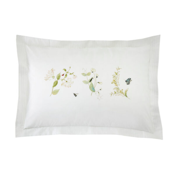 Sophie Allport Wild Floral Green Pillowcase