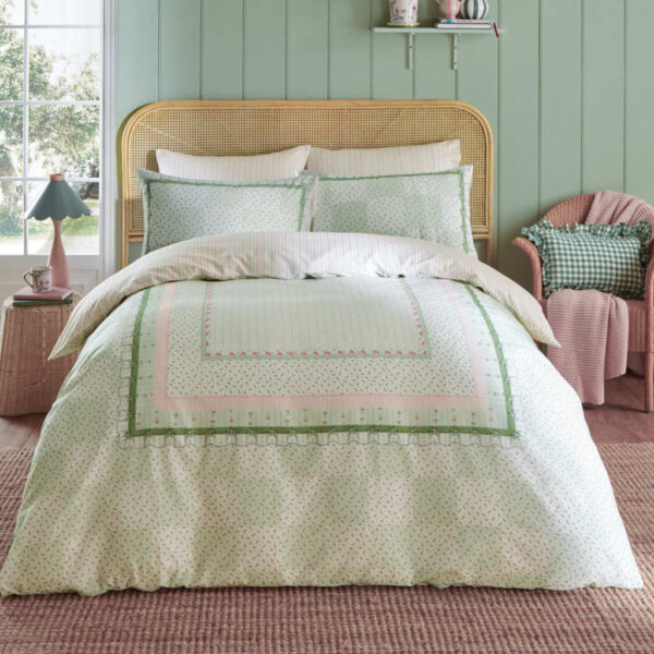 Cath Kidston Archive Book Pistachio Bedding Main Image