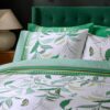Sara Miller Fern Garden Spring Green Duvet Cover Set Close Up Image