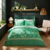 Sara Miller Fern Garden Spring Green Duvet Cover Set Reverse