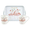 Wrendale Mug & Tray Set Flamingbelles