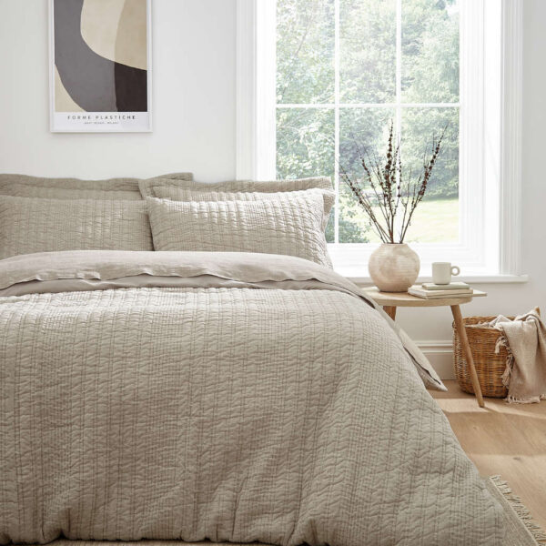 Pineapple Elephant Tamba Jersey Stripe Natural Main Image