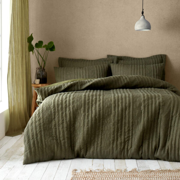 Pineapple Elephant Tamba Jersey Stripe Olive Main Image