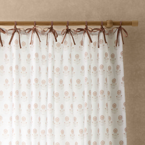 Pineapple Elephant Woodblock Floral Clay Voile Header Image