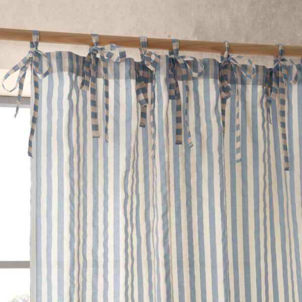 Pineapple Elephant Zanzibar Yarn Dyed Stripe Blue Voile Header Image