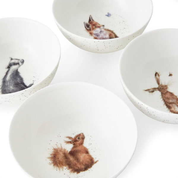 Wrendale Cereal Bowls Set of 4 Close Up