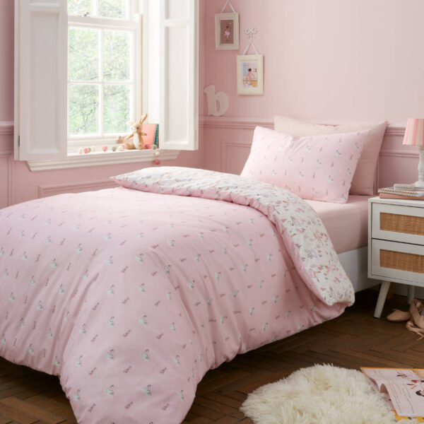 Belle & Boo Childrens Ballerina Bedding Reverse Image