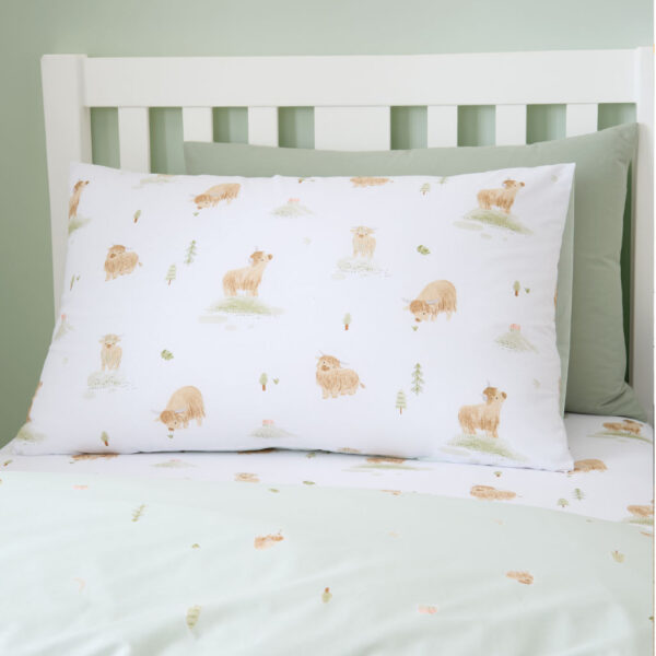 Bianca Mini Moo White Bedding Pillowcase Image