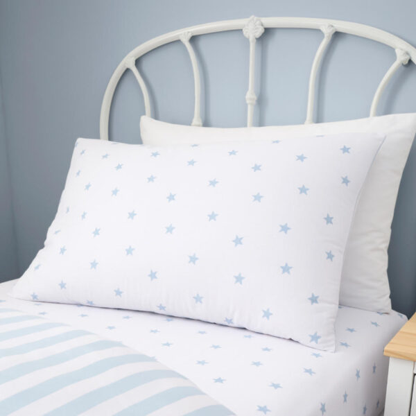 Bianca Mini Stars & Stripes Blue Bedding Pillowcase Image