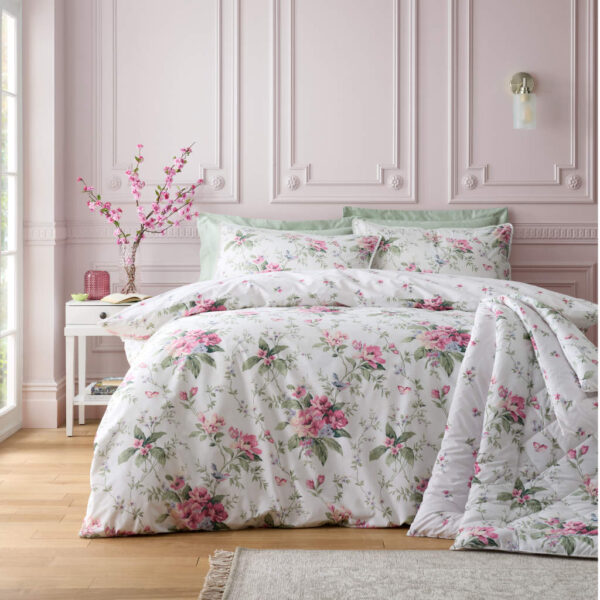 Bridgerton Penelope Floral Cream Bedding Main Image