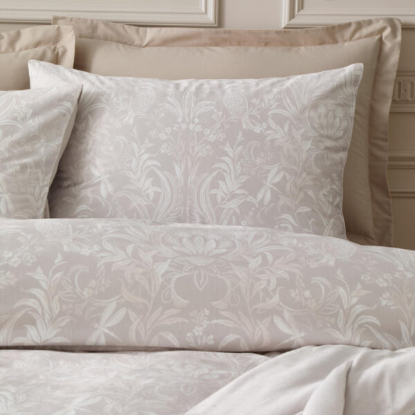 Bridgerton Regal Birds Natural Pillowcase Image