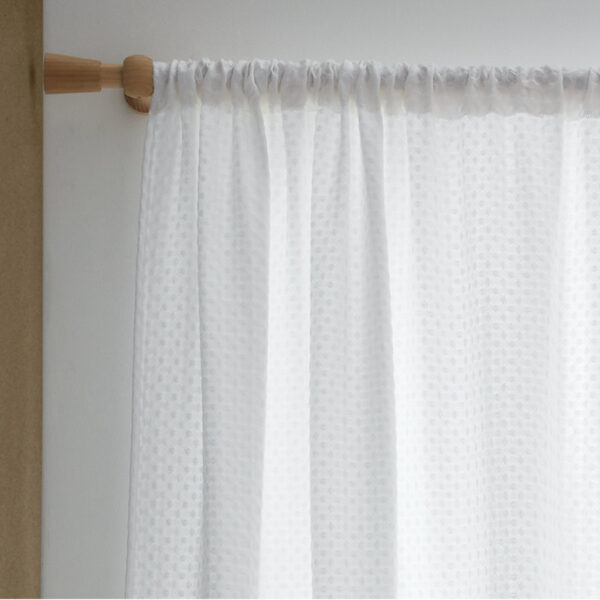 Pineapple Elephant Muscat Waffle White Voile Slot Top Image