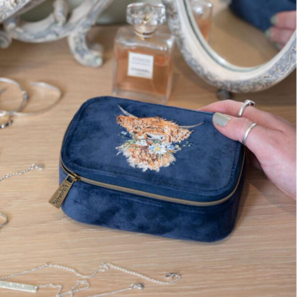 Wrendale Highland Cow Accessory Case Main Image