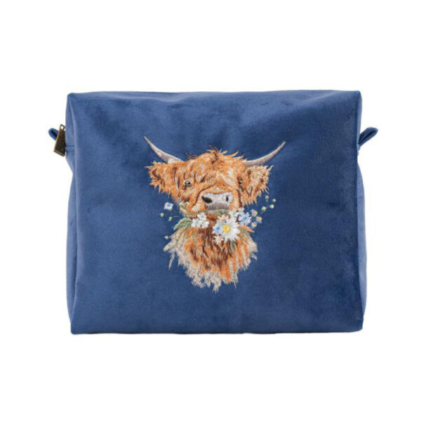 Wrendale Highland Cow Cosmetic Bag Cut Out Image
