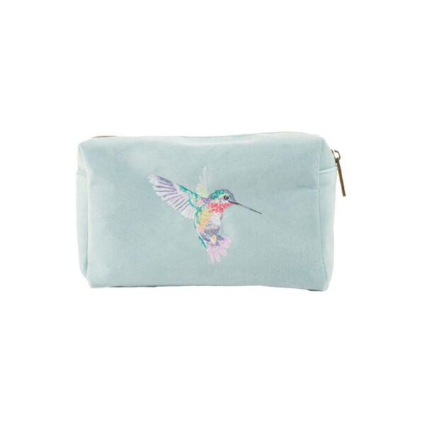 Wrendale Designs Hummingbird Embroidered Make Up Bag
