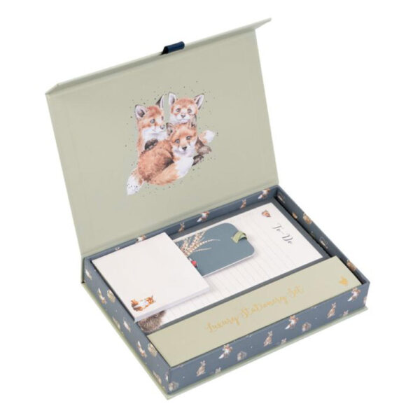 Wrendale Designs Luxury Stationery Set Box Contents Image