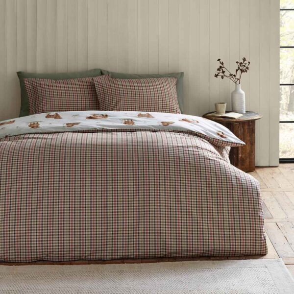Angus Highland Cow Bedding Lansfield Reverse Image