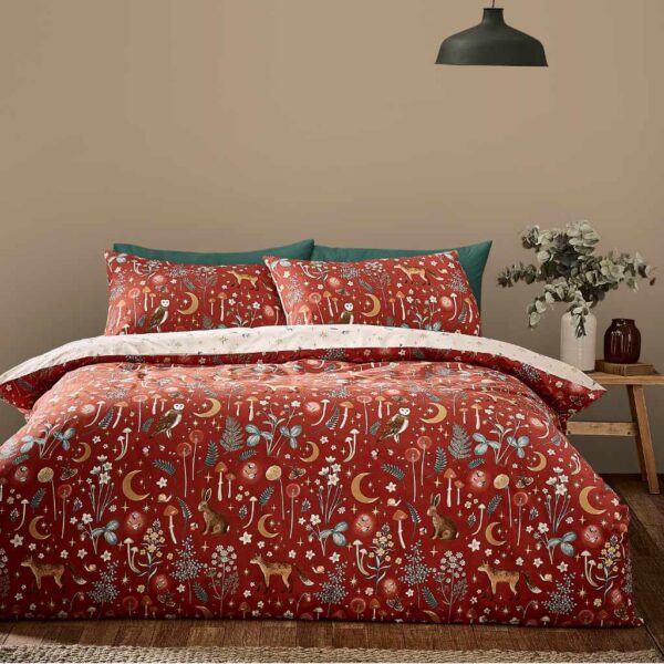 Lansfield Enchanted Twilight Burnt Orange Bedding Main Image