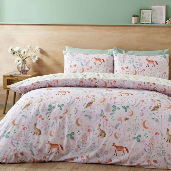 Lansfield Enchanted Twilight Lilac Bedding Main Image