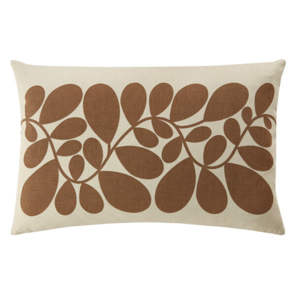 Orla Kiely Sycamore Stripe Coffee Cushion Face