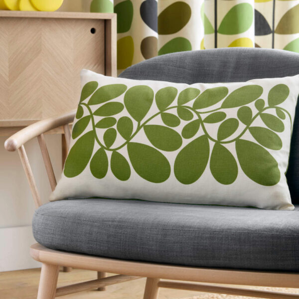Sycamore Stripe Dill Green Cushion