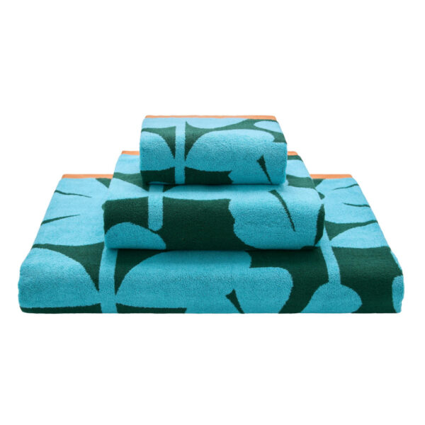 Orla Kiely Blue Lagoon Bathroom Towel Bale
