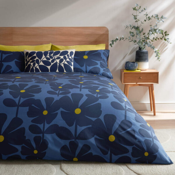 Orla Kiely Wildflower Indigo Bedding