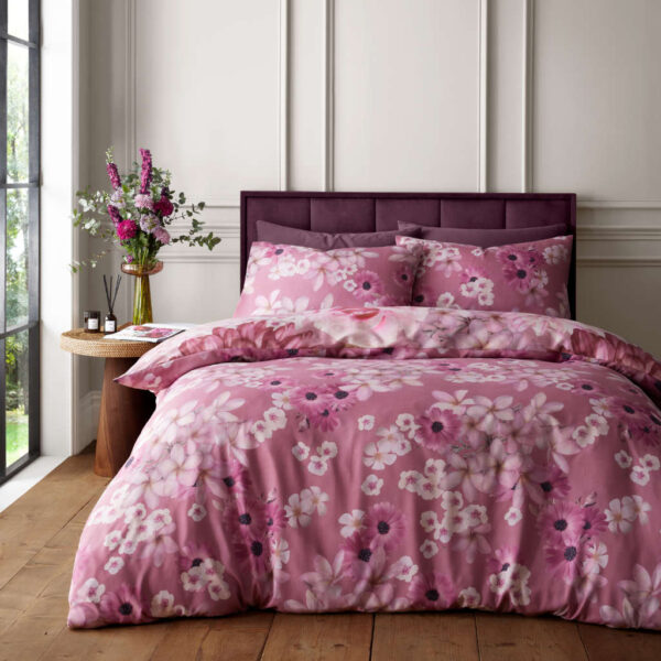 Rosemoor Floral Bedding So Soft RHS x Lansfield Reverse Image