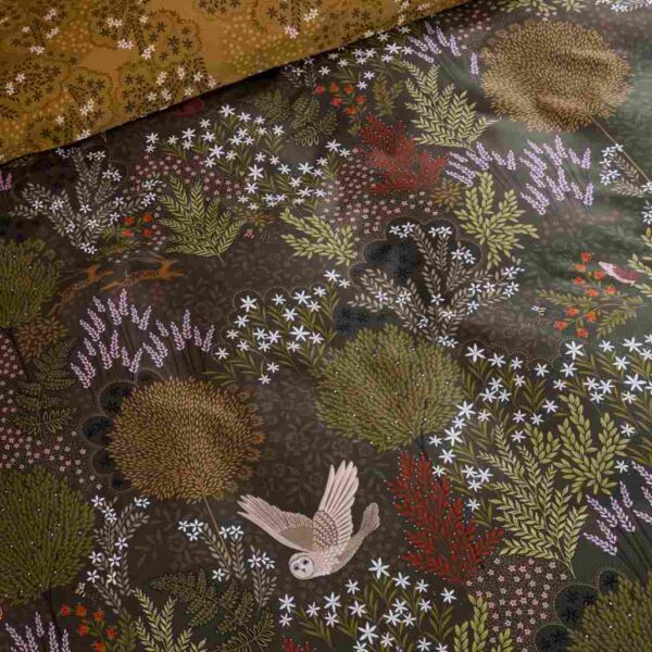 Sara Miller Owl Forest Duvet Cover Set Detail Image
