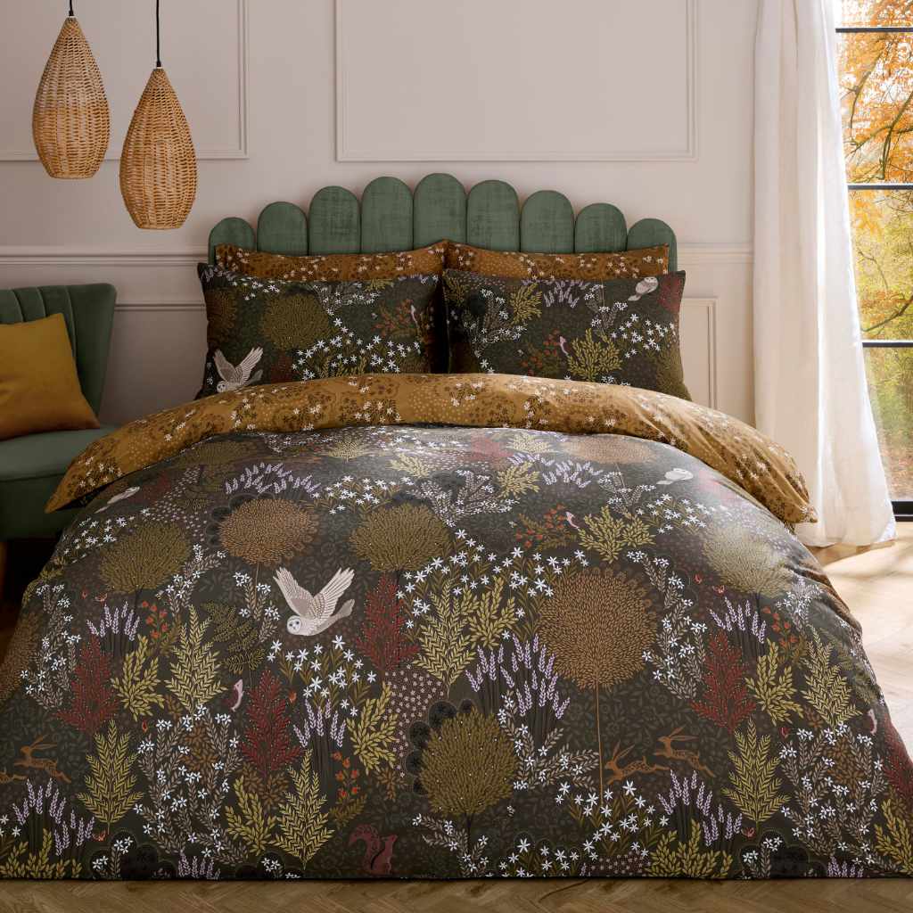 Sara Miller Owl Forest Duvet Cover Set Main Image