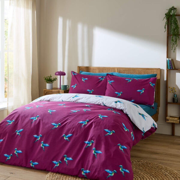Hummingbird Plum Bedding Range By Their Nibs
