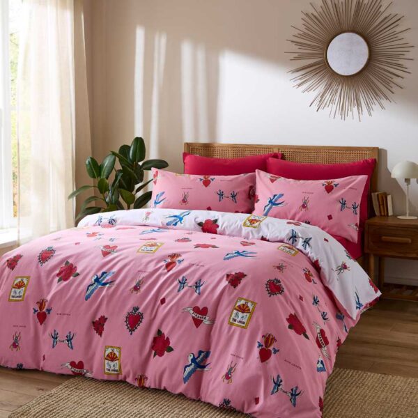 Mon Coeur Bedding Range in Pink By Their Nibs