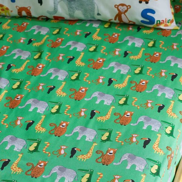 Animal Magic Children's Bedding Lansfield Fitted Sheet Image