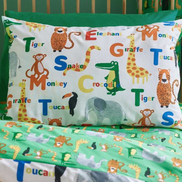 Animal Magic Children's Bedding Lansfield Pillowcase Image