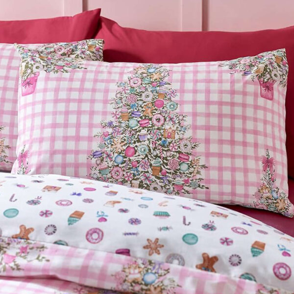 Christmas Sweets And Treats Bedding Lansfield Pillowcase Image