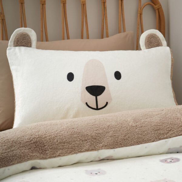 Cosy Bear Bedding Pillowcase Image Lansfield