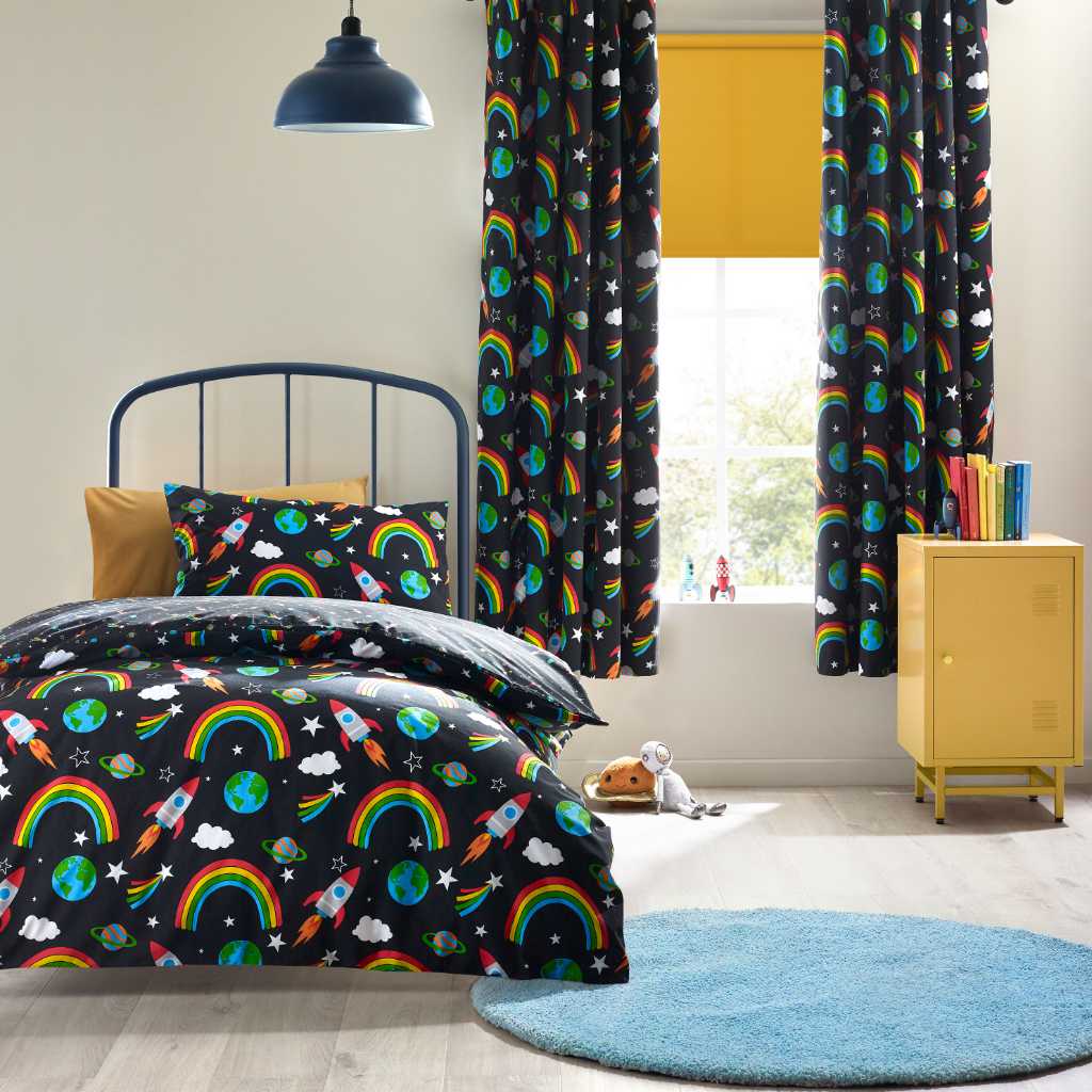 Rainbow Rockets Children's Bedding Lansfield Main Image