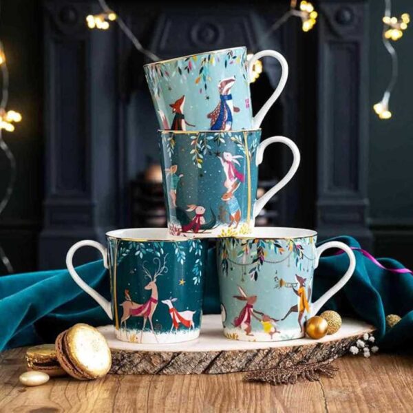 Sara Miller Woodland Tales Mugs