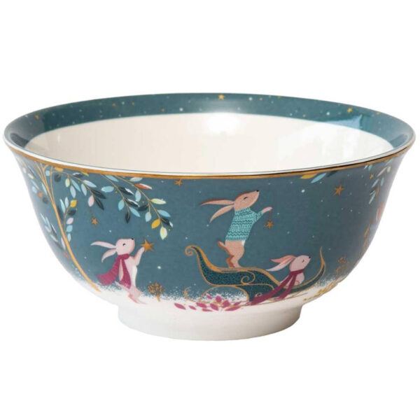 Sara Miller Woodland Tales Candy Bowl Close Up Image