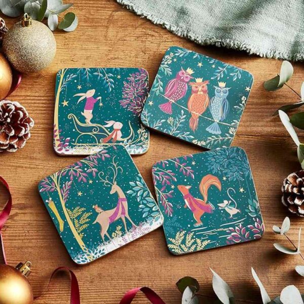 Sara Miller Woodland Tales Coasters Main Image