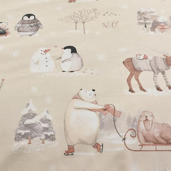 Winter Friends Cosy Bedding Lansfield Detail Image
